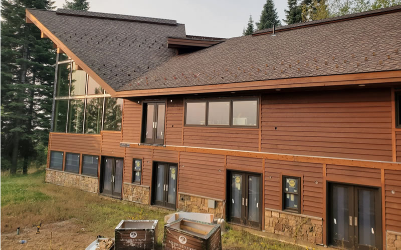 Freshly painted wood house exterior by Bradford Painting in Sacramento, CA